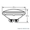 4446 - 25w 12.8v PAR36 Sealed Beam Emergency Light - GE Replacement Bulb